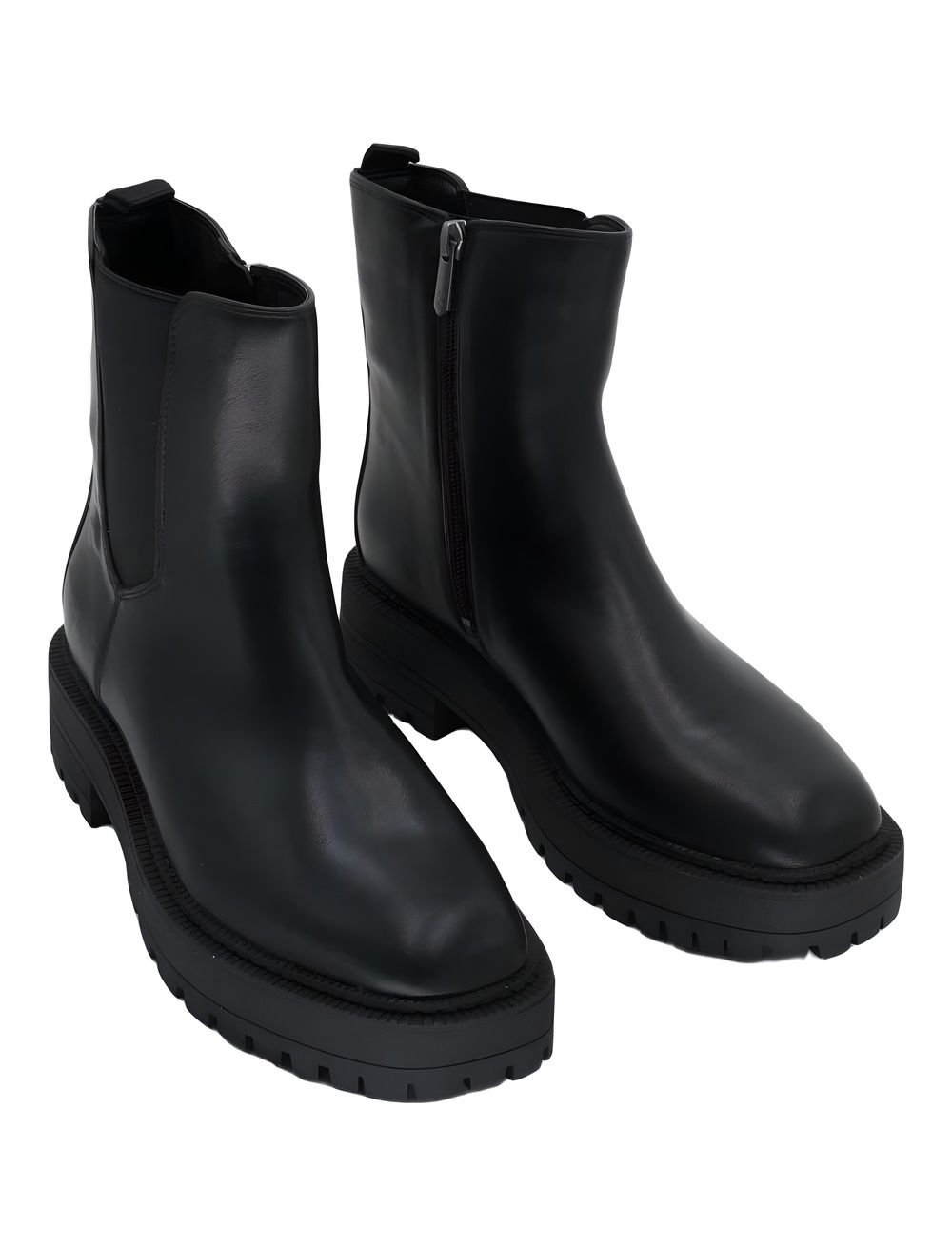 Sam and Libby Womens Oak Lug Boot Black Size 7.5M